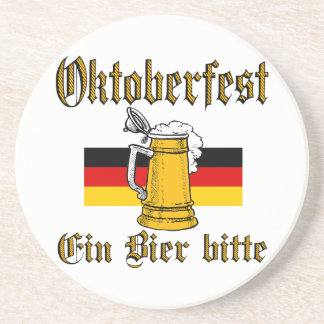 Dessous De Verre En Grès Engin de la fête de la bière
