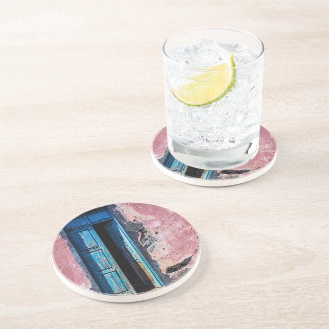 Dessous De Verre En Grès Entrez (Côté)