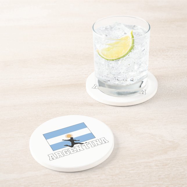 Dessous De Verre En Grès Équipe d'Argentine de football (Côté)