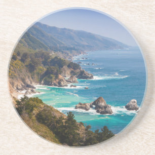 Dessous De Verre En Grès États-Unis, Californie. Côte californienne, Big Su