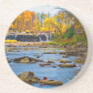 Dessous De Verre En Grès États-Unis, Indiana. Cataract Falls State Recreati