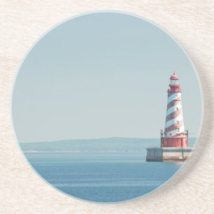 Dessous De Verre En Grès États-Unis, Michigan, Grands Lacs, lac Michigan