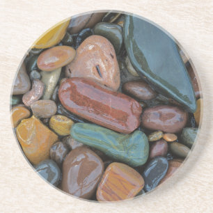 Dessous De Verre En Grès États-Unis, Montana, rivière Clark Fork, Pierres