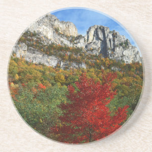 Dessous De Verre En Grès États-Unis, Virginie-Occidentale, Spruce Knob-Sene