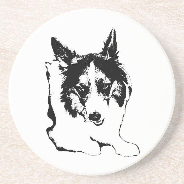 Dessous De Verre En Grès Étincelle du temps de traitement (Devant)