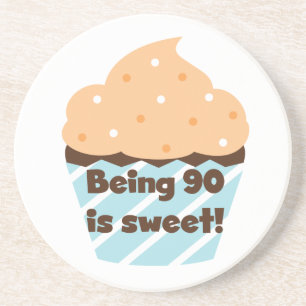 Dessous De Verre En Grès Etre 90 est Sweet Birthday T-shirts et cadeaux