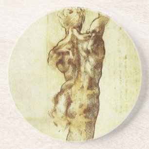 Dessous De Verre En Grès Étude pour la Bataille de Cascina de Michel-Ange