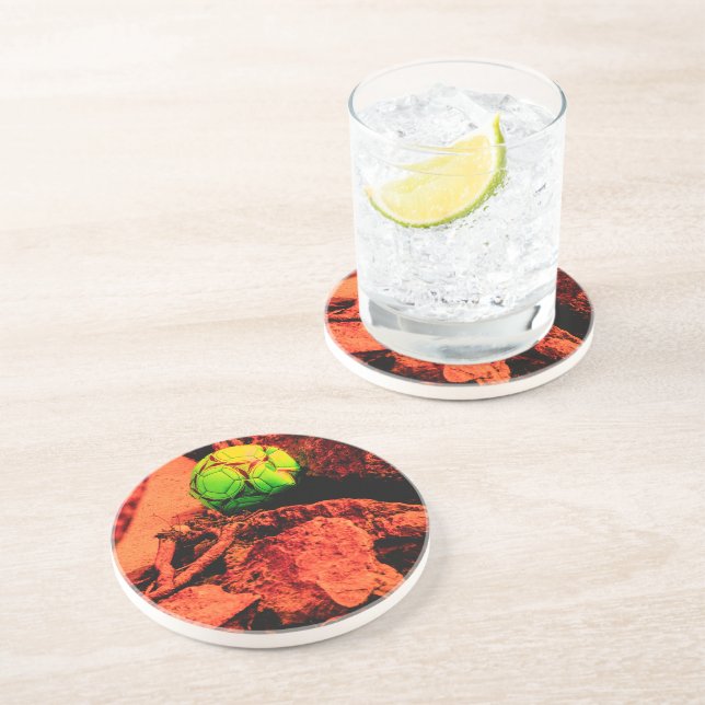 Dessous De Verre En Grès explorateur de moustiques (Côté)