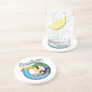 Dessous De Verre En Grès Explorez la zone de voyage des Caraïbes.