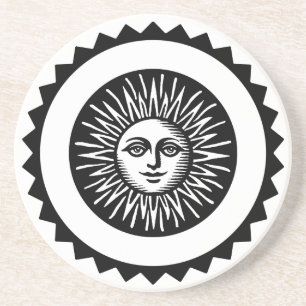 Dessous De Verre En Grès Face solaire