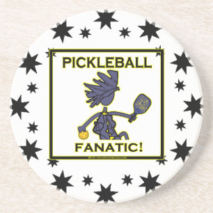 Dessous De Verre En Grès Fanatique de Pickleball