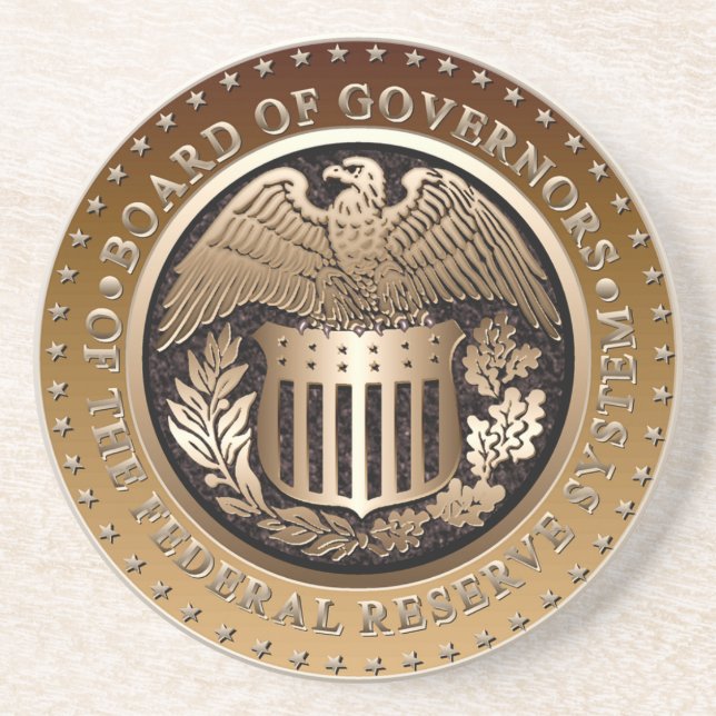 Dessous De Verre En Grès Federal Reserve (Devant)
