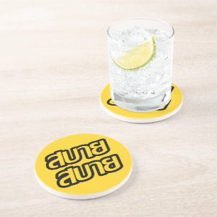 Dessous De Verre En Grès Feelin' Good