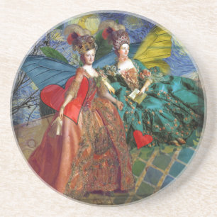 Dessous De Verre En Grès Femme Papillon Capricieuse Gémeaux Gothique Classi