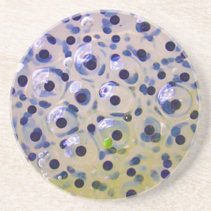 Dessous De Verre En Grès Fermez-vous des oeufs de frai de grenouilles