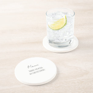 Dessous De Verre En Grès Fête des Mères, Merci de toujours être là pour moi