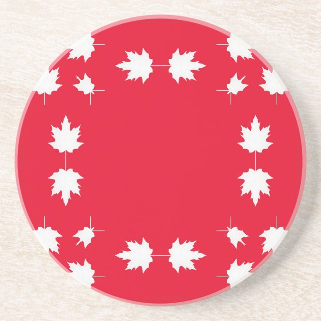 Dessous De Verre En Grès fête du canada (Devant)