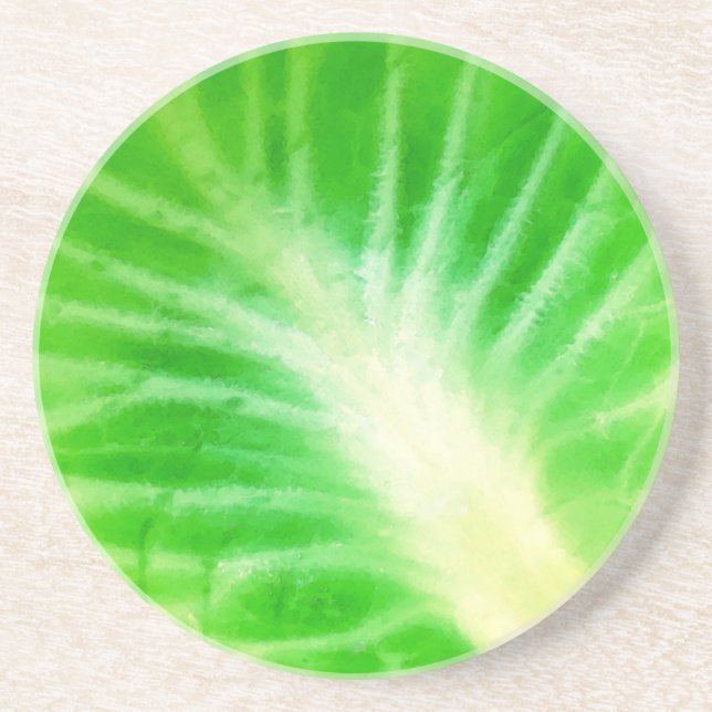 Dessous De Verre En Grès Feuille de choux (Devant)