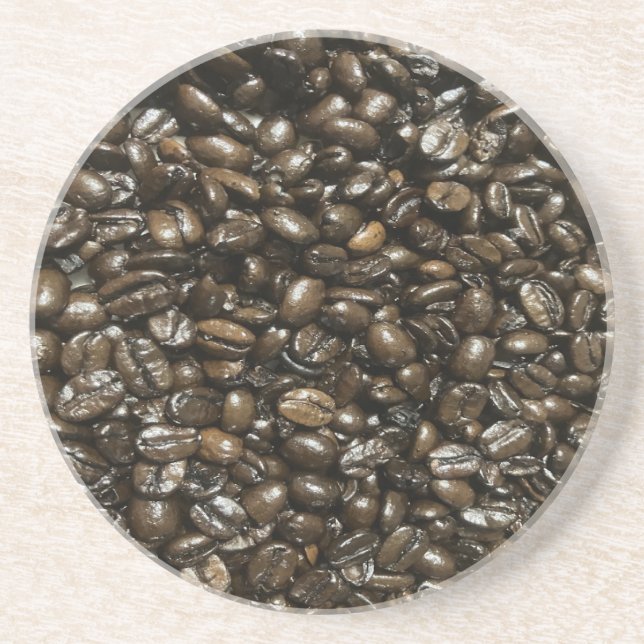 Dessous De Verre En Grès Fèves de café (Devant)
