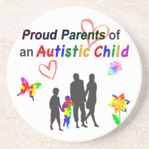 Dessous De Verre En Grès Fiers parents autistes