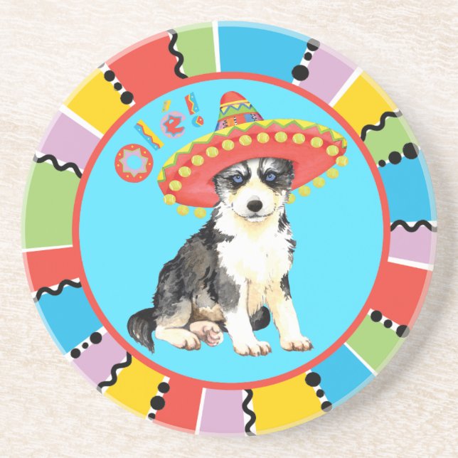 Dessous De Verre En Grès Fiesta Husky (Devant)