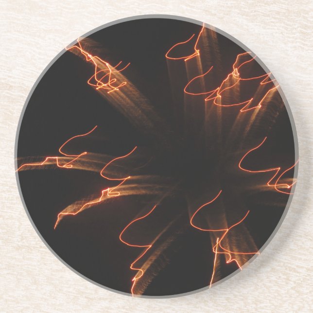 Dessous De Verre En Grès Fireworks 3 (Devant)