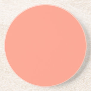 Dessous De Verre En Grès Flamant rose Coral Peach Melon-Uptown Girl Designe