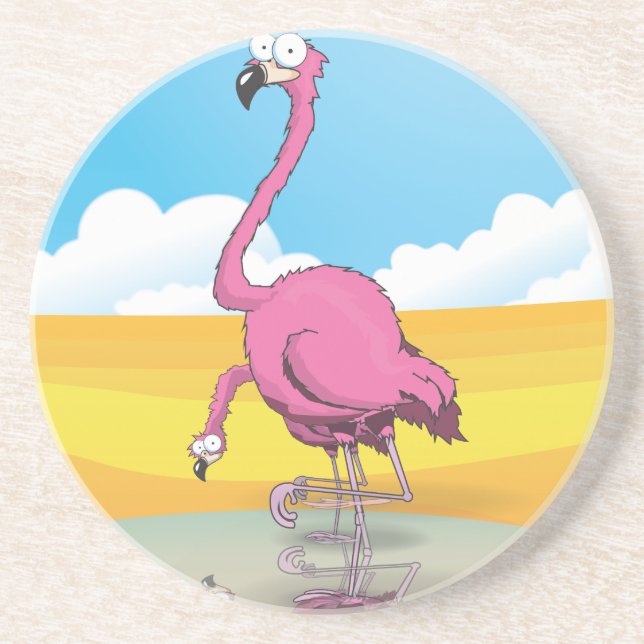 Dessous De Verre En Grès flamants (Devant)