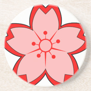 Dessous De Verre En Grès Fleur de cerisier japonaise