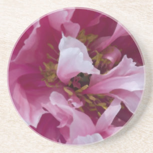 Dessous De Verre En Grès Fleur rose