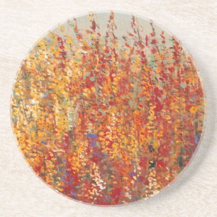 Dessous De Verre En Grès Fleurs du désert II