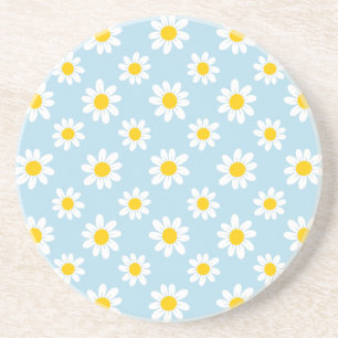 Dessous De Verre En Grès Fleurs marguerites