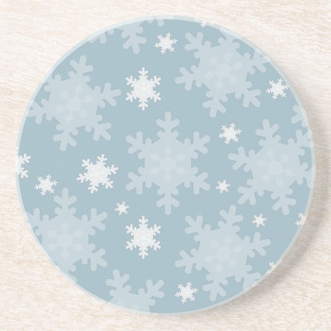 Dessous De Verre En Grès Flocon de neige (Devant)
