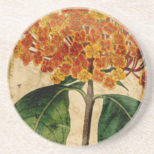 Dessous De Verre En Grès Floral I