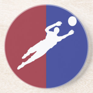 Dessous De Verre En Grès Football