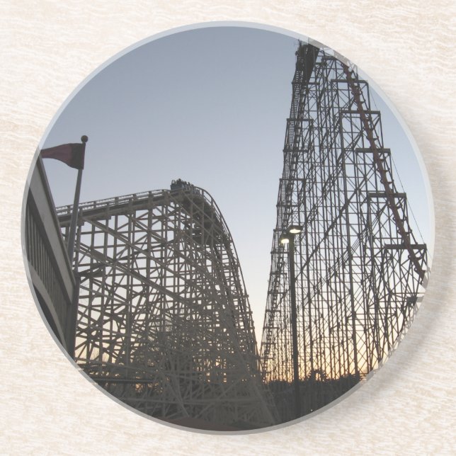 Dessous De Verre En Grès Force et parc en acier de Thunderhawk Dorney (Devant)