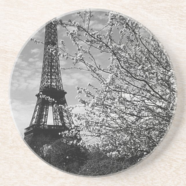 Dessous De Verre En Grès France Paris Eiffel tour 1970 (Devant)