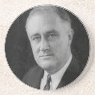 Dessous De Verre En Grès Franklin Roosevelt