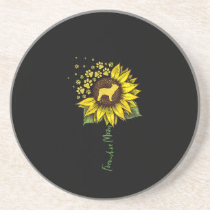 Dessous De Verre En Grès Frenchie Sunflower Maman Français Bulldog Lover Ca