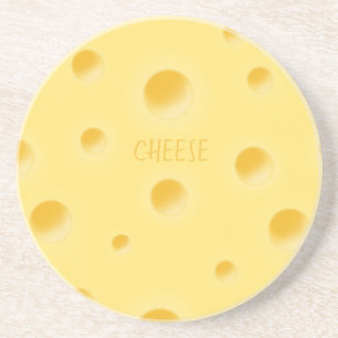 Dessous De Verre En Grès Fromage Suisse de Rêve Beau et Personnalisable
