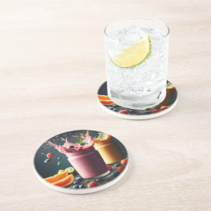 Dessous De Verre En Grès Fruit smoothies