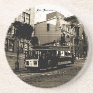 Dessous De Verre En Grès Funiculaire de San Francisco