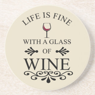 Dessous De Verre En Grès funny quote for wine lover