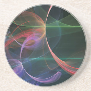 Dessous De Verre En Grès Futuriste