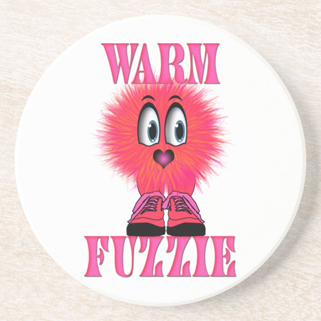 Dessous De Verre En Grès Fuzzy chaud (Devant)