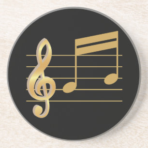 Dessous De Verre En Grès G-Clef