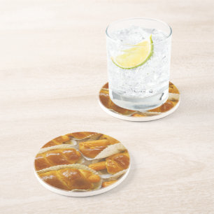Dessous De Verre En Grès Gâteau de chien chaud ... Restauration asiatique