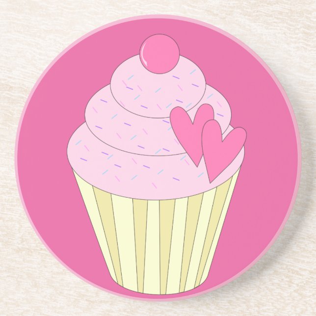 Dessous De Verre En Grès Gâteau décoré illusima (Devant)