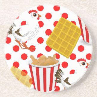 Dessous De Verre En Grès gaufres de poulet