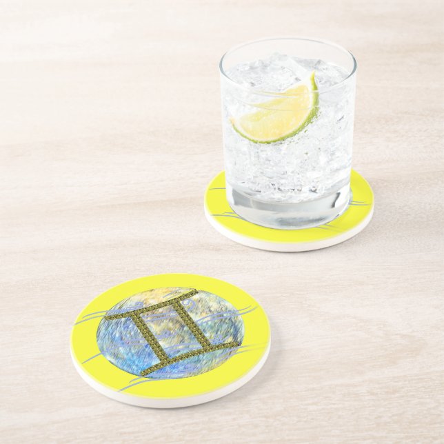 Dessous De Verre En Grès Gémeaux (Côté)